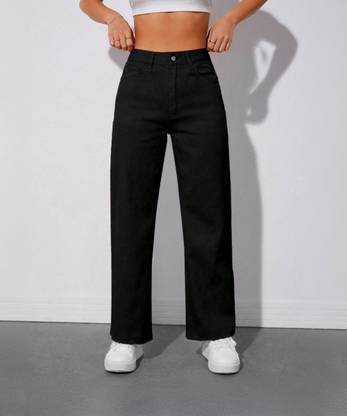 MERCEL Flared Women Black Jeans