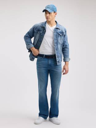 Pepe Jeans Boot-Leg Men Blue Jeans