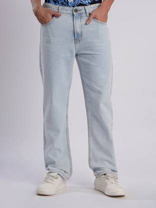 Bene Kleed Straight Fit Men Light Blue Jeans