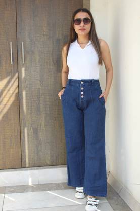 Women Dark Blue Jeans