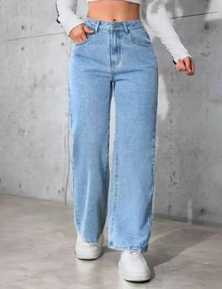 DENIM FIT Loose Fit Men Light Blue Jeans