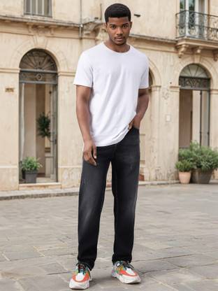 KOTTY Regular Men Black Jeans