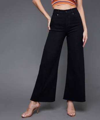 Miss Chase Relaxed Fit Women Black Jeans