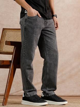 WROGN Relaxed Fit Men Grey Jeans