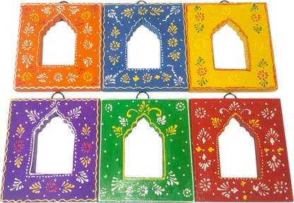 RAJ DECOR INTERNATINAL RAJ 6 PCS JHAROKHA Wooden Jharokha