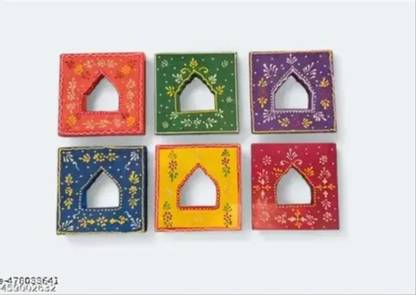 RAJ DECOR INTERNATINAL RAJ 6 PCS JHAROKHA Wooden Jharokha