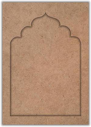 Laxmi Timber Store Plain Jharokha MDF Wood Wooden Jharokha