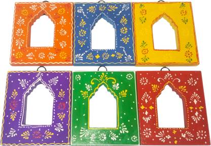 RAJ DECOR INTERNATINAL RAJ 6 PCS JHAROKHA Wooden Jharokha