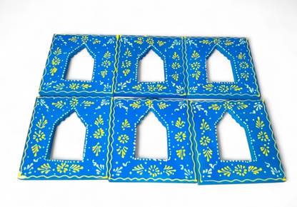 RAJ DECOR INTERNATINAL BU-6 PCS JHAROKHA WALL MOUNTED Wooden Jharokha