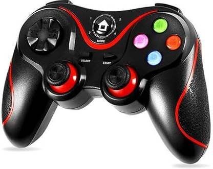 Tech Aura X3 Game Controller Smart Wireless Joystick Android Gamepad Gaming Remote Control Phone for PC Phone Tablet ( NO Supporting iOS ) Black  Joystick