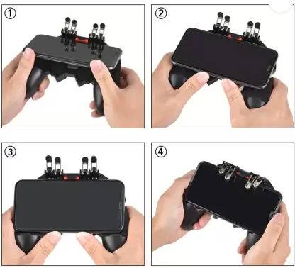 Mukul AK66 Six Finger All-in-One Mobile Game Controller Key Button Joystick Gamepad  Joystick