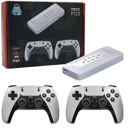 Playtastic M22 Retro Game Stick Console 4k 2.4G Dual Wireless Game Box Video Game  Joystick