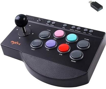 PXN Arcade Game Fight Stick Multi-Platform Turbo & Macro Street Fighter Gaming  Joystick