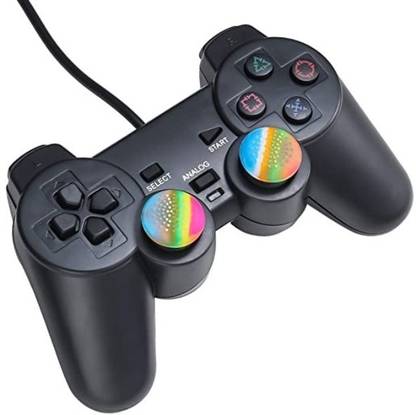 ONTUBE WiredGaming ControllerPC GamepadJoystick & Dual Vibration Turbo & TriggerButtons  Joystick