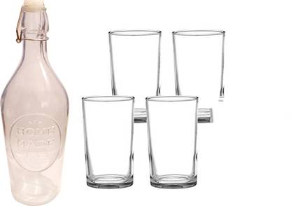 MRIYANGNI BOTTLE, 6GLASS POP15 Jug Bottle Glass Set