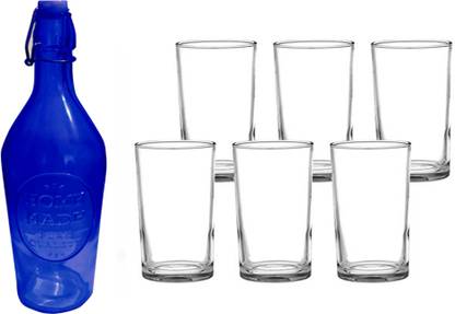 MRIYANGNI BOTTLE, 6GLASS NDR100 Jug Bottle Glass Set