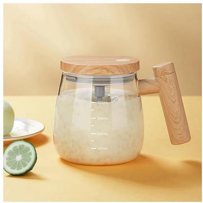 Vincenzo Pack of 1 Glass 400 ML borosilicate glass mug perfect for hot and cold beverages 400 ml