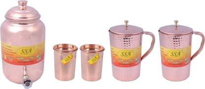 Shivshakti Arts SSA-2450-4-2 Jug Glass Set