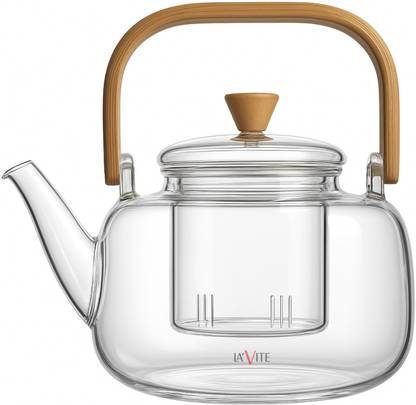 LA'FORTE 0.8 L Borosilicate Glass Kettle Jug
