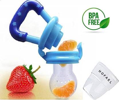 HOFAEL Silicone Food & Fruit Nibbler | Teether for Infant Baby | Non Toxic | BPA Free  - Silicon