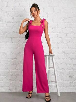 KI STUDIO Solid Women Jumpsuit