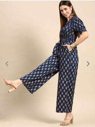 KIVA APPAREEL Printed Women Jumpsuit