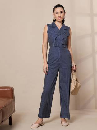SASSAFRAS worklyf Solid Women Jumpsuit