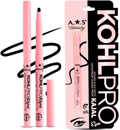 adbeni Pro Kohl Pro Kajal | Intense Black Pencil Kajal for All-Day Wear | Long-Lasting