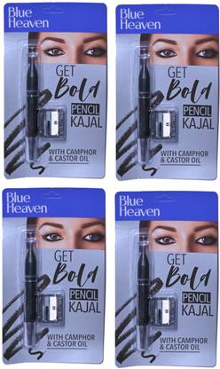 BLUE HEAVEN GET BOLD PENCIL KAJAL 3.2G PACK OF 4