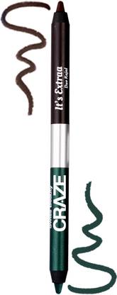 SWISS BEAUTY CRAZE It's Extraa Duo Kajal with Vitamin E | 2-in-1 Shades