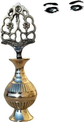 QADRI SURMA & COMPANY Brass Surma Dani To Keep Surma Powder Empty Surmadani with Unique and Attractive