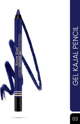 Seven Seas Double Intense Non Transfer Gel Kajal (Electric Blue)