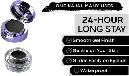 GFSU - GO FOR SOMETHING UNIQUE Professional 2 IN 1Gel Kajal & Cake Eyeliner