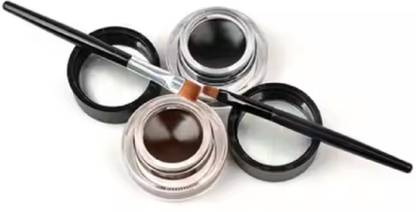 Latixmat 2 Gel Brown & Black Water Proof & Smudge Proof 24hrs Gel Eyeliner