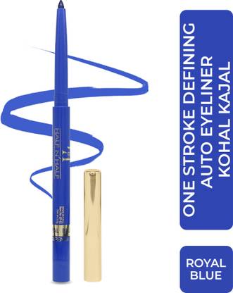 Half N Half One Stroke Defining Auto Eyeliner Kohl Kajal, Waterproof, Royal Blue,