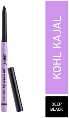 Plum Eye-Swear-By Kohl Kajal | Deep Black| Matte Finish | Smudge Proof & Waterproof
