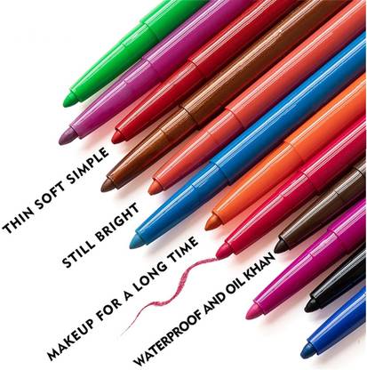 FELICECHIARA Colourful Eyeliner Charming Eye Liner Pen Matte Waterproof