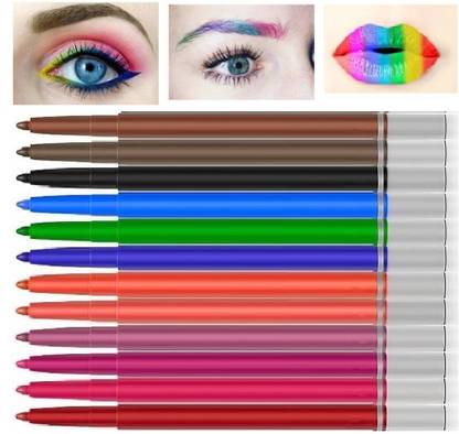 DARVING 3 IN 1 USE MULTI COLOR KAJAL AND EYE LINER SET