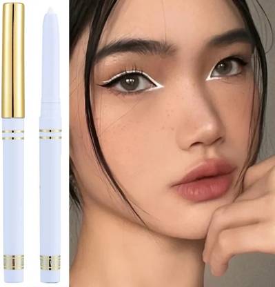 BLUEMERMAID High-Pigmented White Eyeliner Makeup Smooth Easy Wear