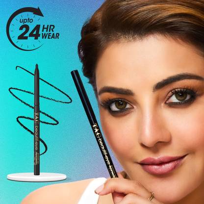 TAC - The Ayurveda Co. Beautify Kajal with Vitamin E & Almond Oil | Matte Finish | Smudge & Water-Proof
