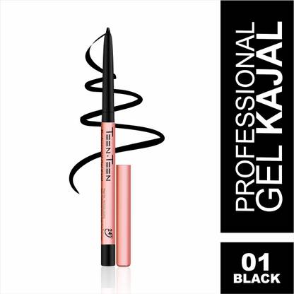 Teen Teen Rose Gold Professional Waterproof Gel Kajal, Smudge-Proof, Non-Transfer, 24hrs
