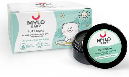 Mylo Baby Pure Kajal | 100% Natural with Pure Desi Ghee | Smudge Proof