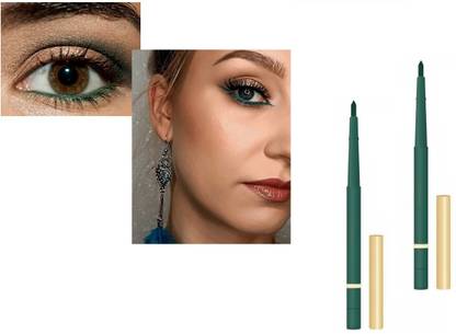 Herrlich GREEN CRAYON KAJAL TWIN PACK FOR STUNNING EYE MAKEUP
