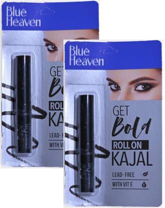 BLUE HEAVEN GET BOLD ROLL ON KAJAL 1.1G PACK OF 2
