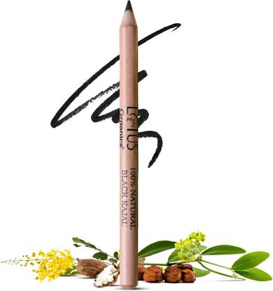 Lotus Organics+ Kajal|100% Natural With Jojoba Oil & Shea Butter|Matte Finish