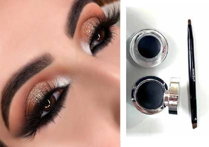 CATERINACHIARA Gel Kajal Cake & Eyeliner 2in1 With Dual Side Applicator1