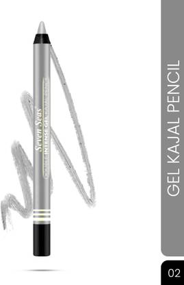 Seven Seas Double Intense Non Transfer Gel Kajal (Silver)