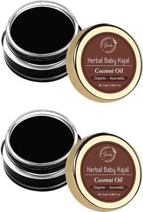 skivila Baby Kajal Black For Newborn - 100% Natural & Organic Kajal 16 gm