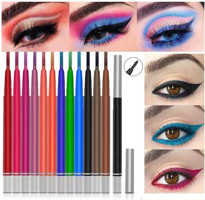DARYUE ATTRACTIVE MULTI COLOUR CRAYON TWIST UP KAJAL EYELINER KAJAL