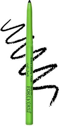 daily life forever 52 Amazonic Black Kajal | 24Hrs Smooth Waterproof Eye Liner
